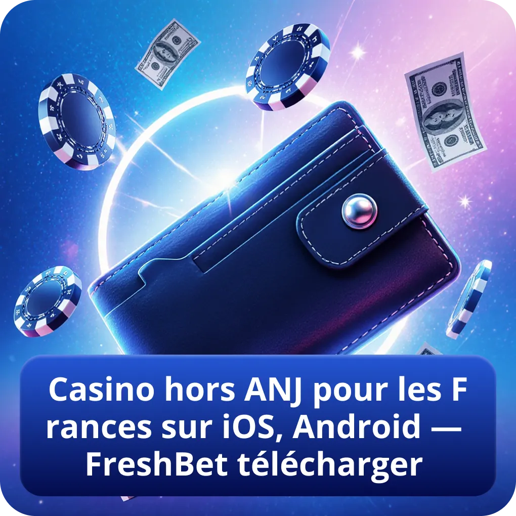 Casino hors ANJ pour les Frances sur iOS, Android — FreshBet télécharger